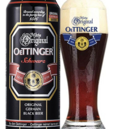 Bia đen Oettinger 4,9% Đức - 24 lon 500ml