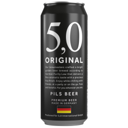 Bia Đức Original Pils Beer 5.0 ( lon Đen )