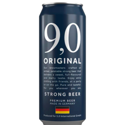 Bia Đức 9,0 ORIGINAL BEER ( NEW 2025 ) - bia lúa mạch 9% Lon 500ml