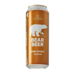 Bia gấu Bear Beer Dark Wheat 5,4% - Bia đức lon 500ml