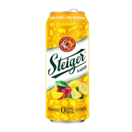 Bia Mango Citron Steiger Radler 0% - Thùng 24 lon 500ml ( 0,0%)