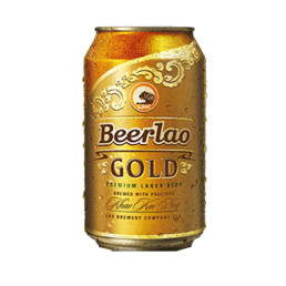 Bia Lào Gold 5% - (Thùng 24 lon 330 ml)