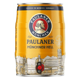 Bia Paulaner Munchner Hell 4,9% - Bom 5 Lít ( bia Đức )