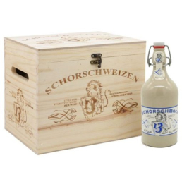 Bia Đức Chai Sứ Schorsch Bock 13% - Thùng 6 Chai 500ml ( Hộp Quà )