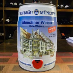 Bia Đức HB Hofbrau Munchner Weisse Hefe Weizen 5.1% - Bom 5 lít