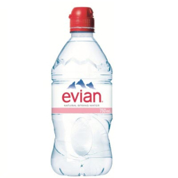 Evian 750ml - Nắp thể thao