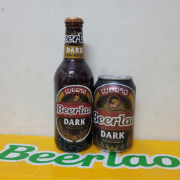 Bia Lào Dark 330ml - Thùng 24 Chai Đen 5%