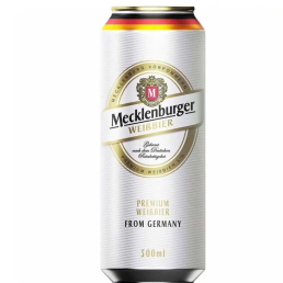 Mecklenburger Weissbier 5.1% - Bia Đức lon 500ml