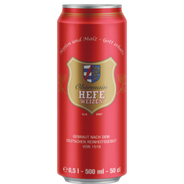 Bia đục ( lúa mì ) - Obermain Hefeweizen 5.4%