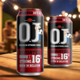 Bia Bỉ OJ 16% - Lon 500ml