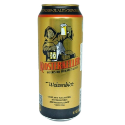 Bia Đức 5,4% Klosterkeller Weizenbier - Lon 500ml
