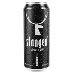 Bia Đức Stangen Schwarz 4.9% - thùng 24 lon 500ml - Bia Đen