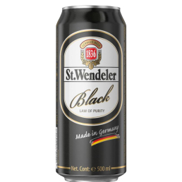 Bia Đức ST. WENDELER BLACK 4.8% - Bia lúa mạch ( bia đen )