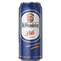 Bia Đức ST. WENDELER PILS 4.6%. - Bia lúa mạch ( bia vàng )
