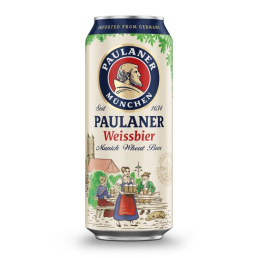 Paulaner Weissbier lon 500ml - Bia Đức 5.5%