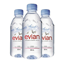 Khoáng Evian 330ml - Chai nhựa