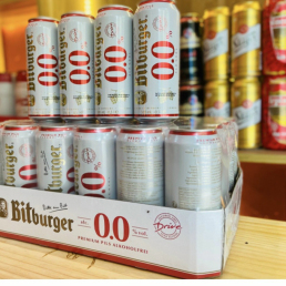 Bia Đức 0% - Bitburger 0.0 Lon 500ml