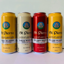 Bia Bỉ - St. Pierre White 5,0% Lon 500ml