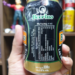 Beerlao Dark lager - Bia Lào Đen Lon 330ml
