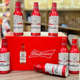 Bia Mỹ Budweiser 5% - thùng 24 chai 330ml (liên doanh)