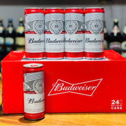 Bia Mỹ Budweiser - Thùng 24 lon 330ml (liên doanh)