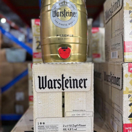 Bia Đức Warsteiner Boom 5 Lít - Premium Pilsener 4.8% vol