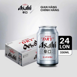 Bia Asahi Nhật Bản 5% - lon 330ml